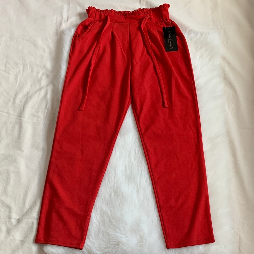 Elegant Scarlet Women's Pants